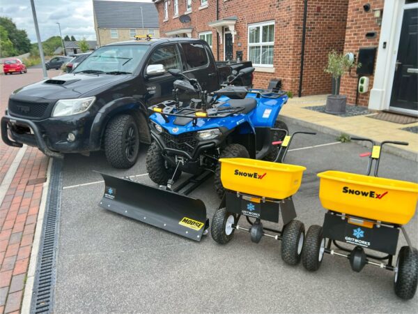 Bawcro Hilux Vehicle and Snowex Manual Gritters, Winter Services in Bradford
