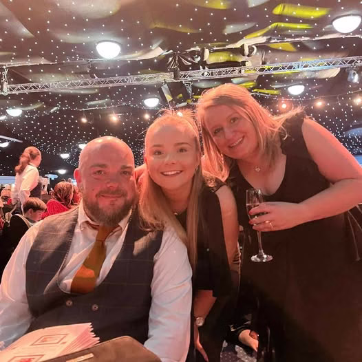 3 people sat celebrating at the Yorkshire Choice Awards