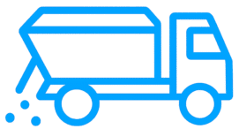 Gritter Truck Icon Representing Commercial Gritting Services